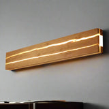 Luminaire mural moderne à larmes en bois Home Decor Wall Light