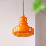 Lampe pendante en verre Bauhaus Gourd