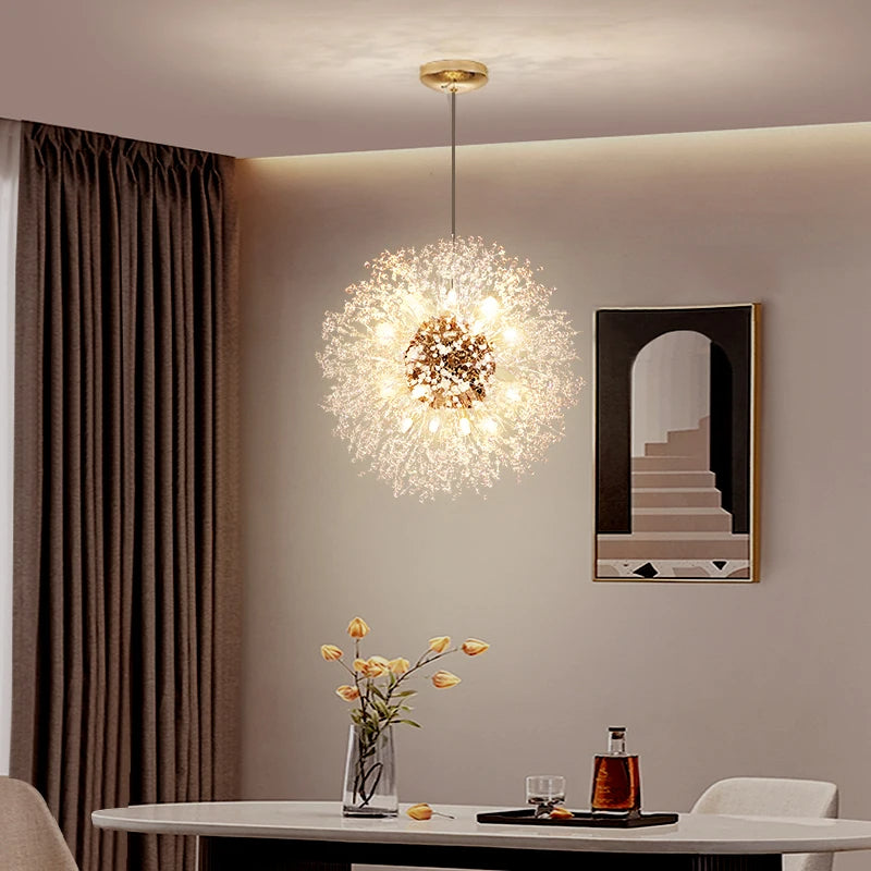 Lustre de luxe en cristal