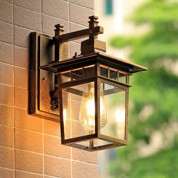 Lampe murale d'extérieur Alessio Black Deco