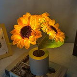 Lampe tournesol scintillante