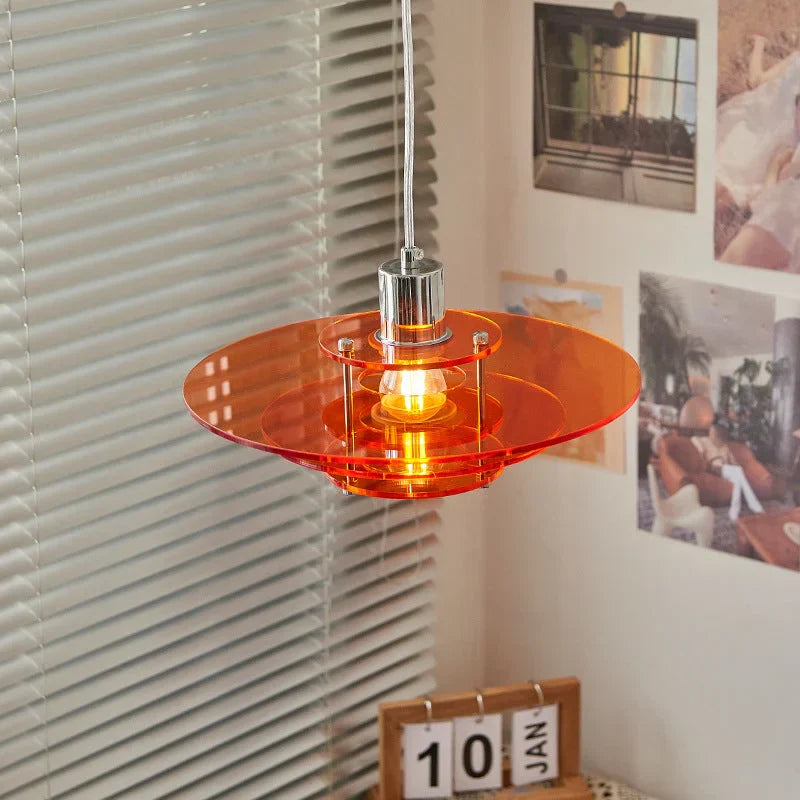 Moderne UFO forme lustre vintage suspension