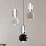 Nordic Creative Fer Verre Lampe suspendue