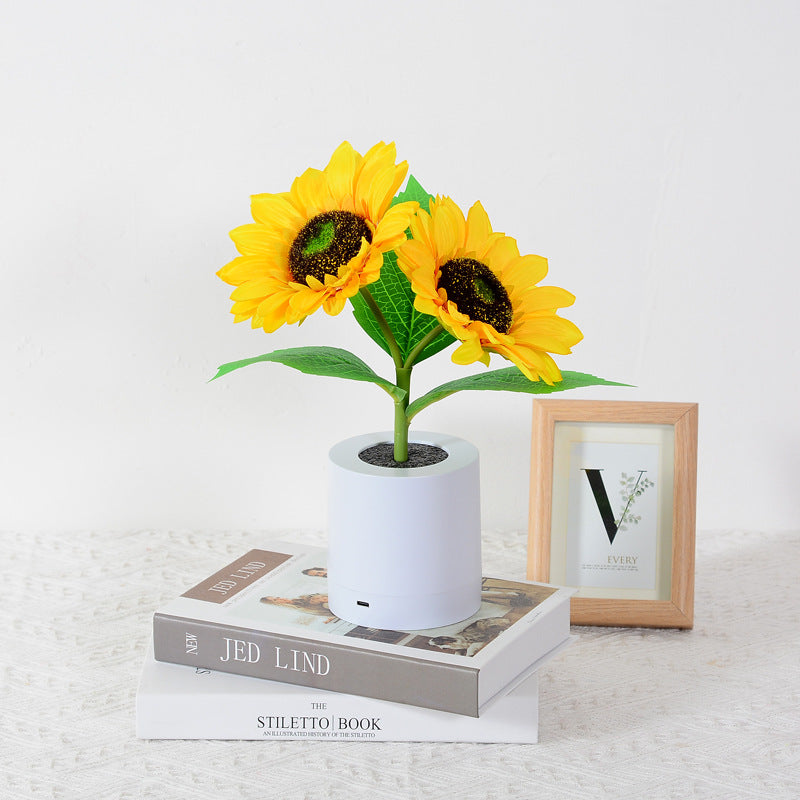 Lampe tournesol scintillante