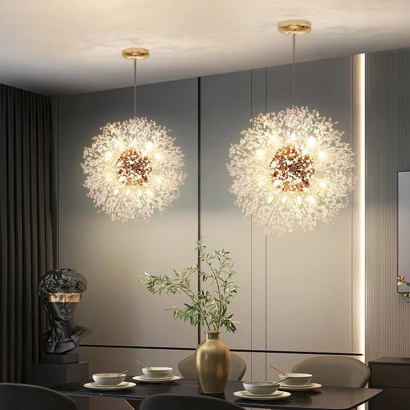 Lustre de luxe en cristal