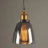 Lampe suspendue en verre antique | style vintage