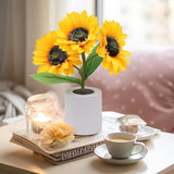 Lampe tournesol scintillante