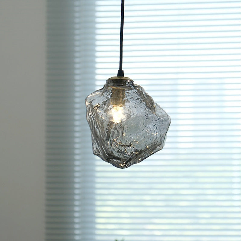 Lampe Pendante En Verre De Lave