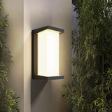 Lampe murale d'extérieur noire et blanche