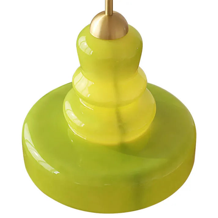 Lampe pendante en verre Bauhaus Gourd