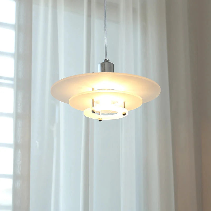 Moderne Ufo Forme Lustre Vintage Suspension