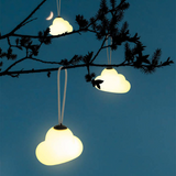 Suspension LED Minori Design Nuage Lait Blanc Métal/Acrylique Jardin