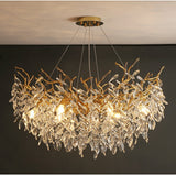 Lustre À Branches En Cristal De Style Français