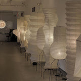 Lampadaire en papier de riz