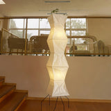 Lampadaire en papier de riz