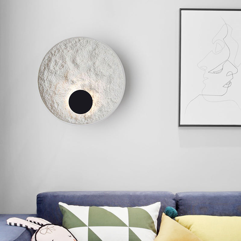 Applique Murale Globe De Lune Rond