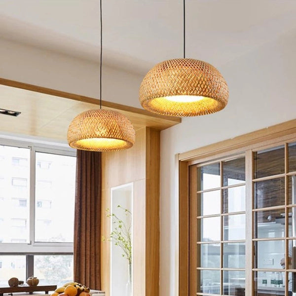 Bamboo Lampe À Suspendre