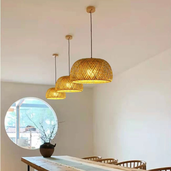 Bamboo Lampe À Suspendre
