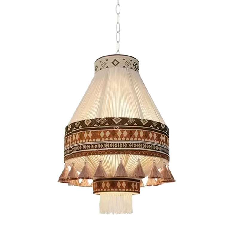 Bohemian Fringe Lampe À Suspendre