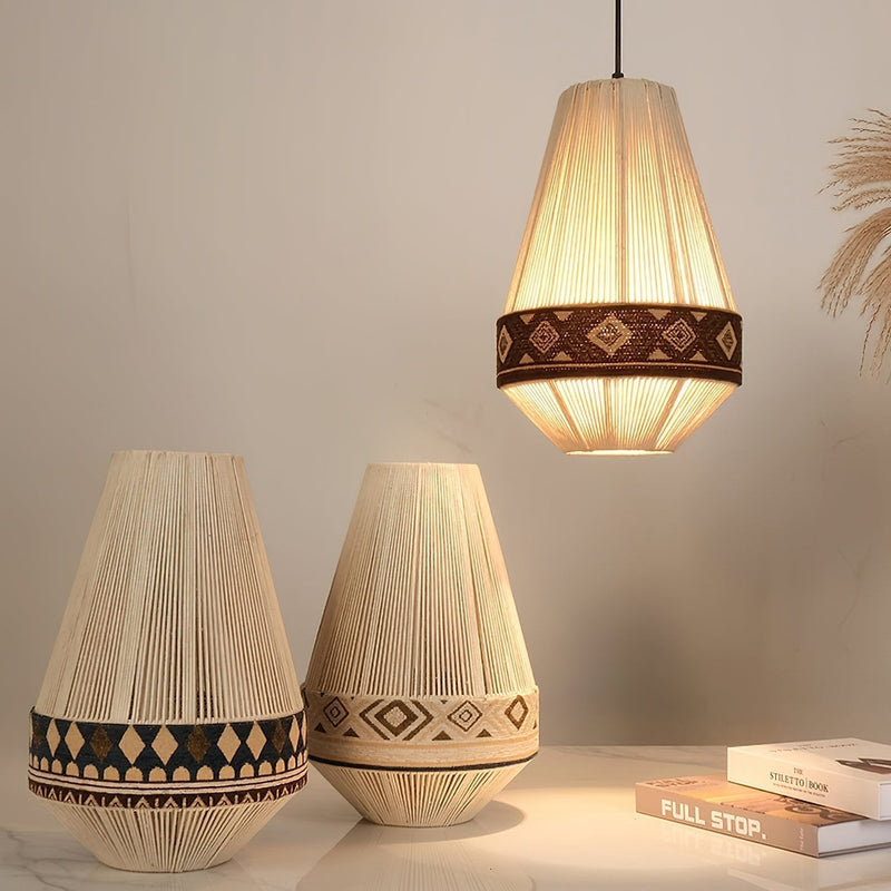 Bohemian Fringe Lampe À Suspendre