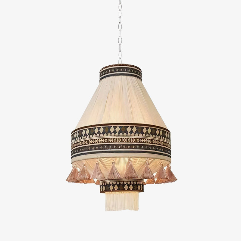 Bohemian Fringe Lampe À Suspendre