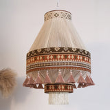 Bohemian Fringe Lampe À Suspendre