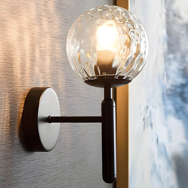 Clair - Lampe Murale En Verre Artisanal