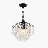 Lustre en cristal pour chambre à coucher