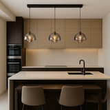 Lampe pendante de cuisine nordique à 3 têtes