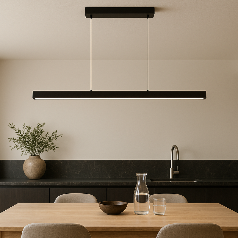 Lampe à faisceau scandinave pour table de cuisine