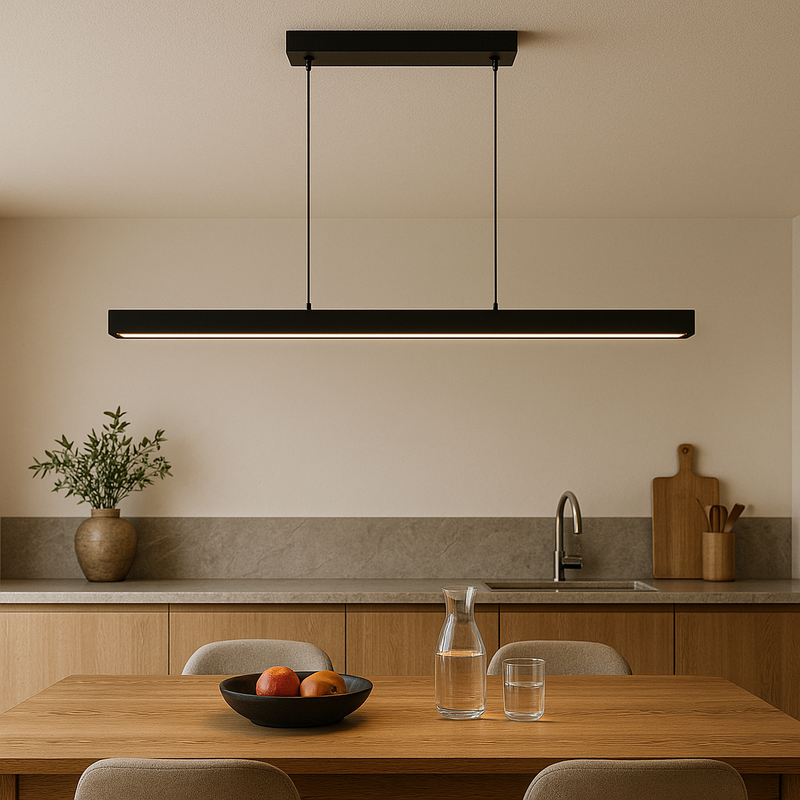 Lampe à faisceau scandinave pour table de cuisine