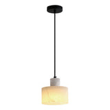 Suspension simple scandinave en marbre blanc