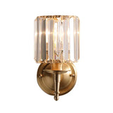 Lampe murale vintage en cristal de luxe