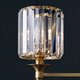 Lampe murale vintage en cristal de luxe