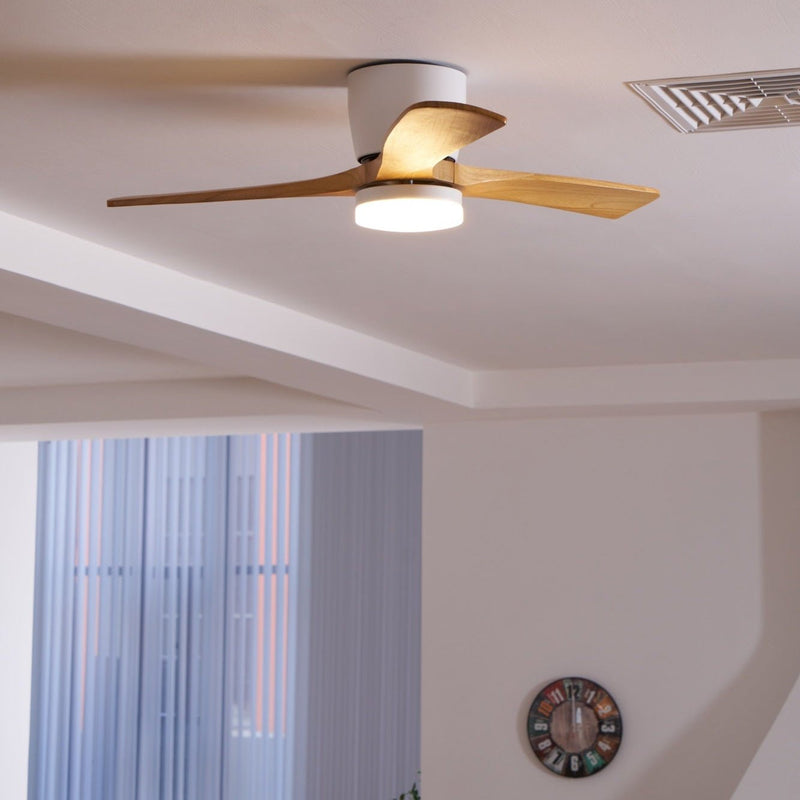 Ventilateur de plafond en bois