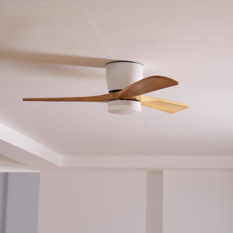 Ventilateur de plafond en bois