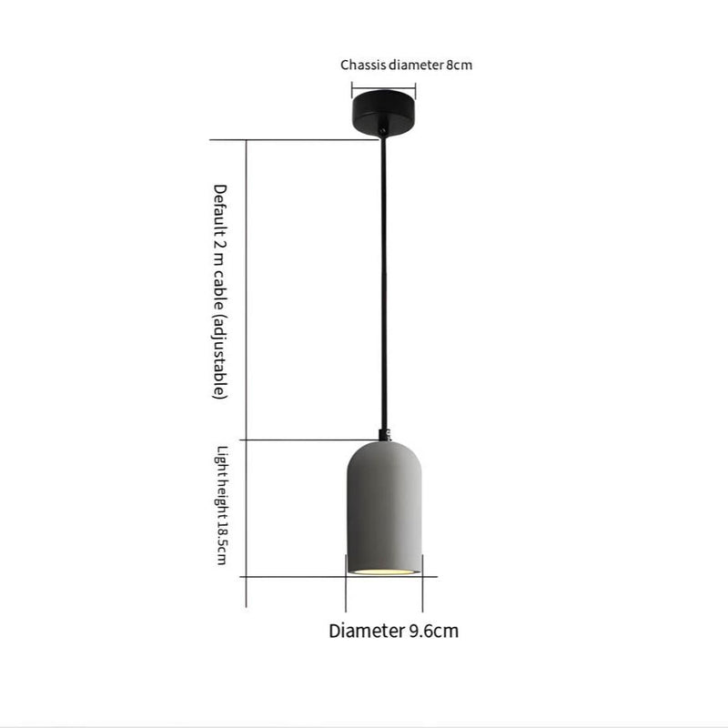 FORGI | Lampe suspendue unique en béton