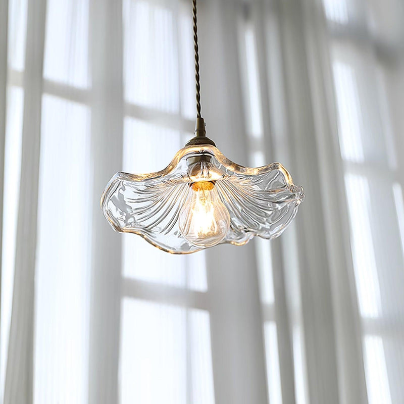 Fleur Lampe suspendue en verre