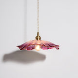 Fleur Lampe suspendue en verre