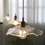 Fleur Lampe suspendue en verre