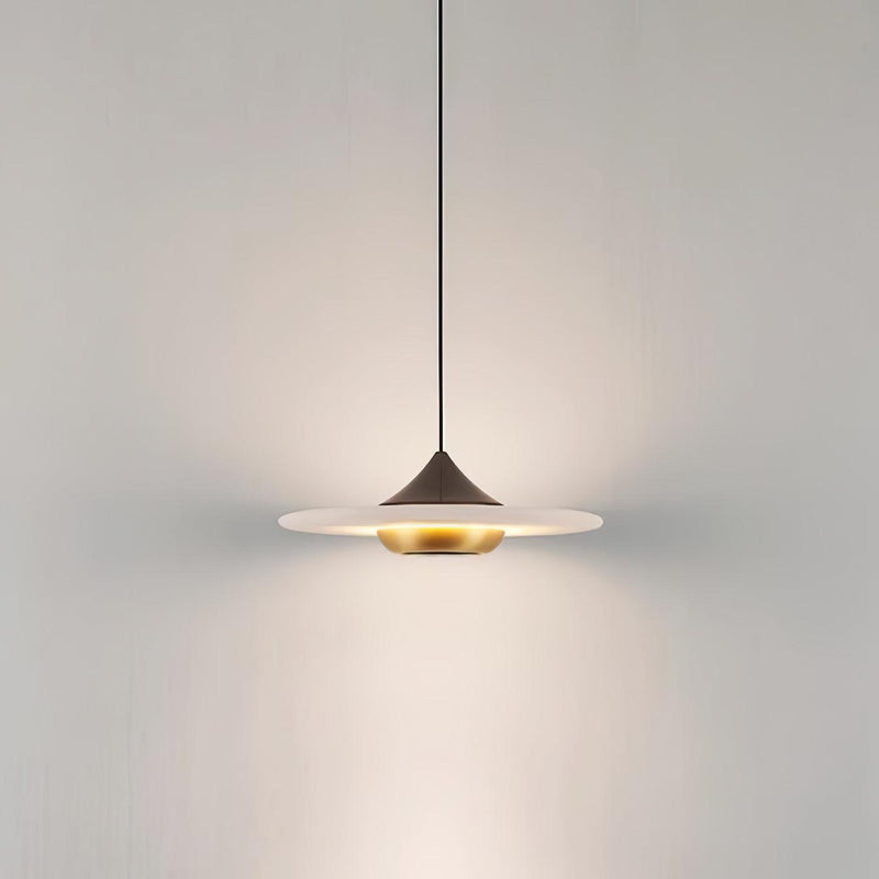 Lampe pendante en marbre Flying Saucer