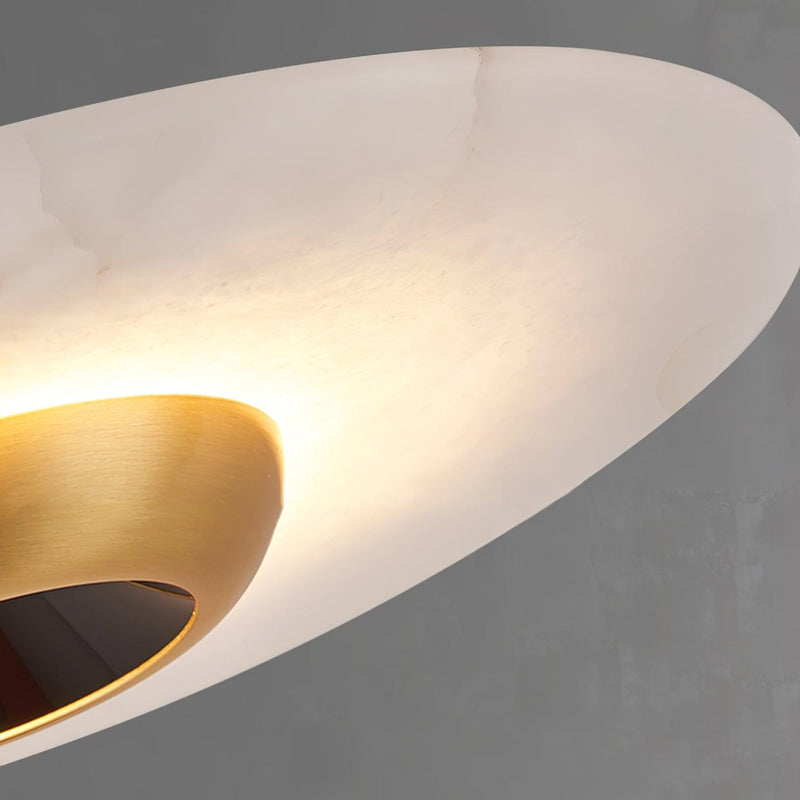 Lampe pendante en marbre Flying Saucer