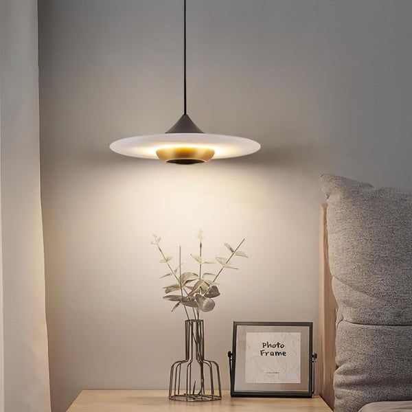 Lampe pendante en marbre Flying Saucer