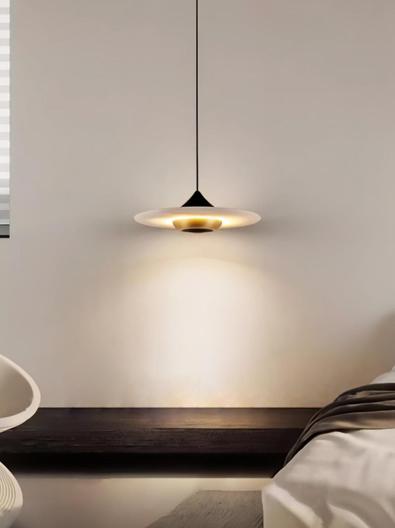 Lampe pendante en marbre Flying Saucer