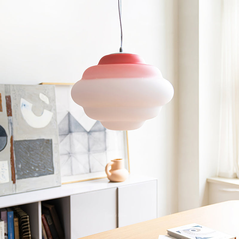 Lampe suspendue nuageux dégradé