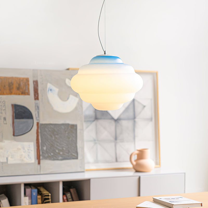 Lampe suspendue nuageux dégradé