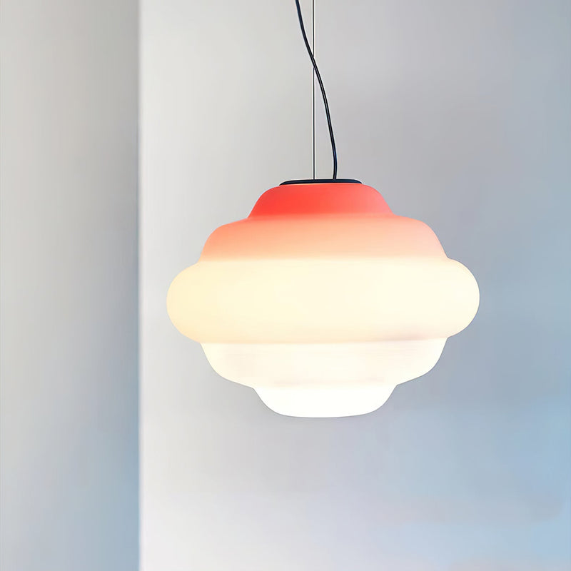 Lampe suspendue nuageux dégradé