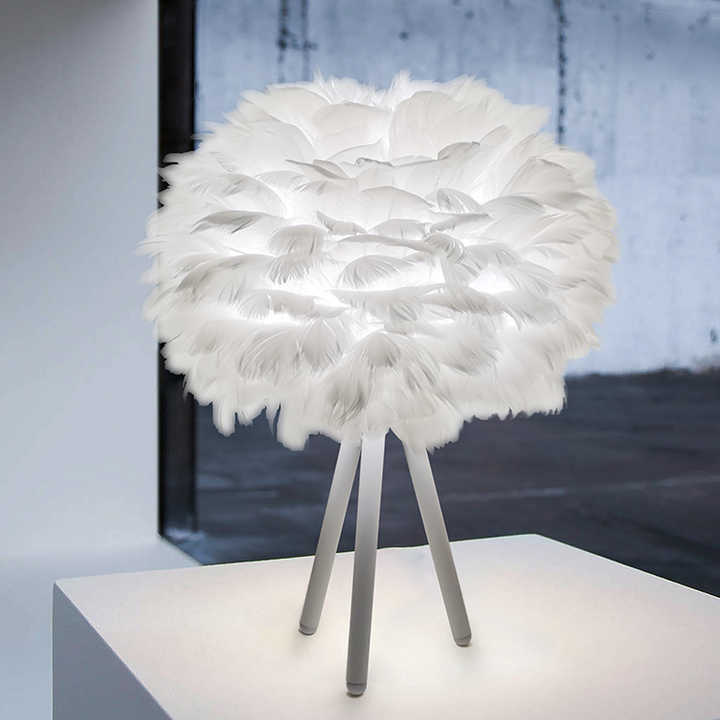 MissFeather™ - Lampe de table à intensité variable avec plumes de luxe