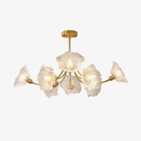 Lustre en verre Kalin Flower