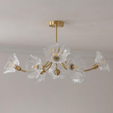 Lustre en verre Kalin Flower